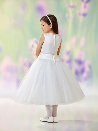 Girls Dress Style 0611818 Ivory Tea-length Beading Round A-line Dress in Choice of Colour Girls Dress Style 0611818 Ivory Tea-length Beading Round A-line Dress in Choice of Colour