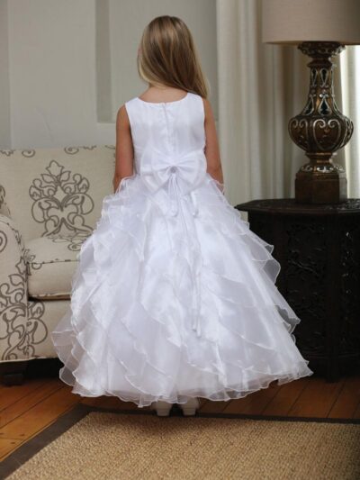 Girls Dress Style 061218 Floor-length Tiered , Bowknot Bateau A-line Dress in Choice of Colour Girls Dress Style 061218 Floor-length Tiered , Bowknot Bateau A-line Dress in Choice of Colour