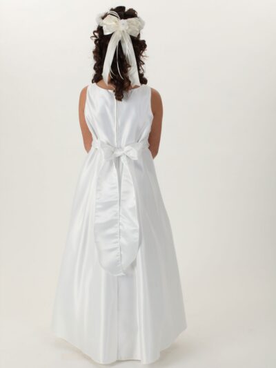 Girls Dress Style 0616918 Ivory Floor-length hand Made Flower Bateau A-line Dress in Choice of Colour