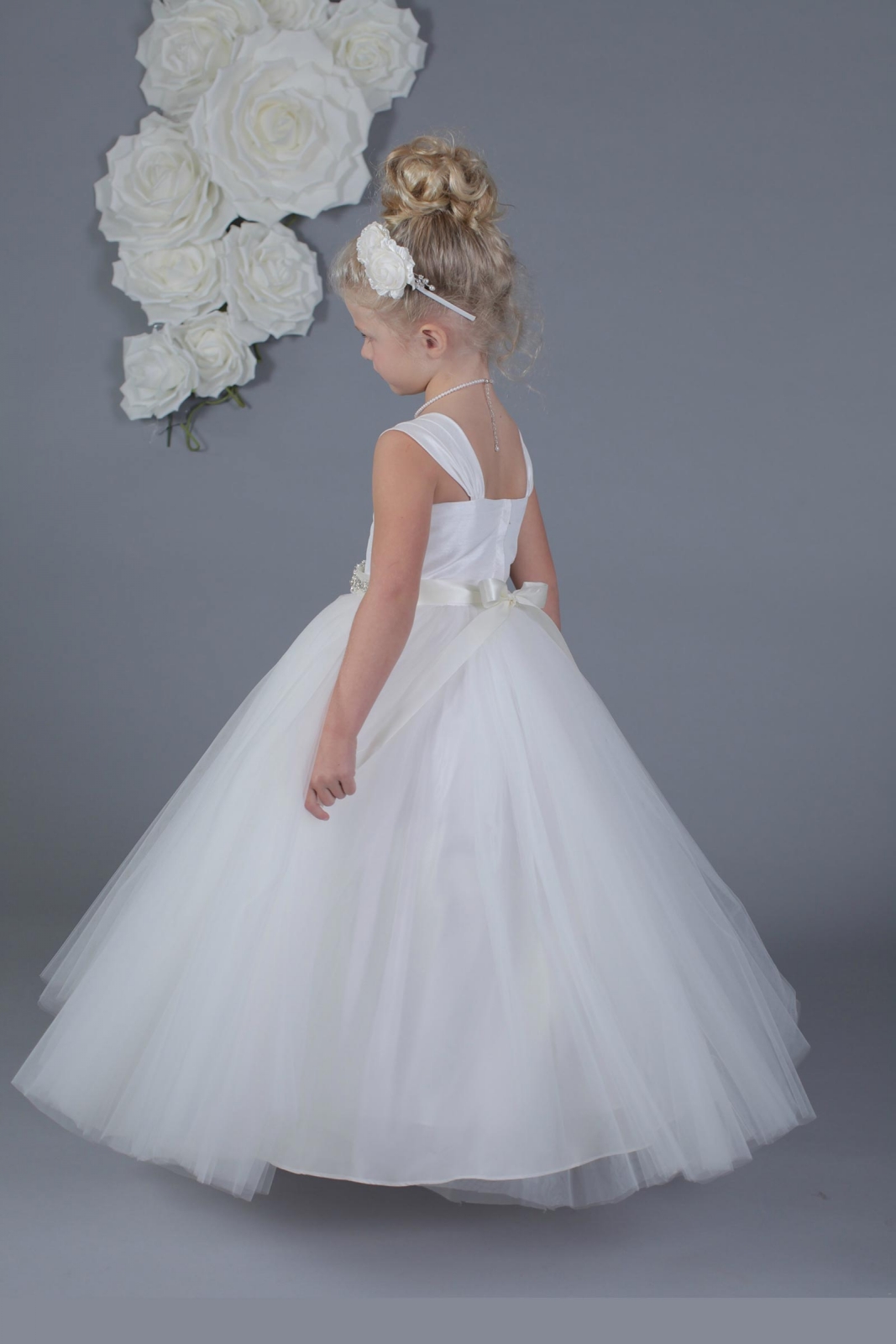 Girls Dress Style 0619918 White Floor-length Beading Sweetheart Ball Gown Dress in Choice of Colour