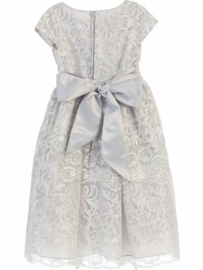 Girls Dress Style 0620718  Tea-length  Bateau A-line Dress in Choice of Colour