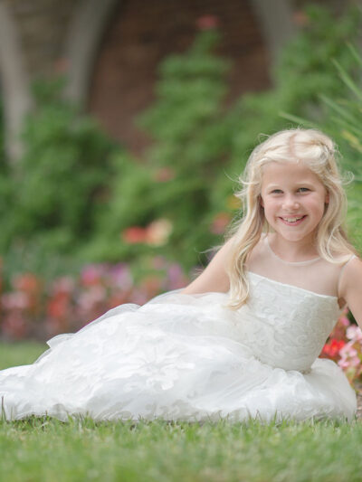 Girls Dress Style 0622218 Ivory Ankle Length Beading Bateau A-line Dress in Choice of Colour