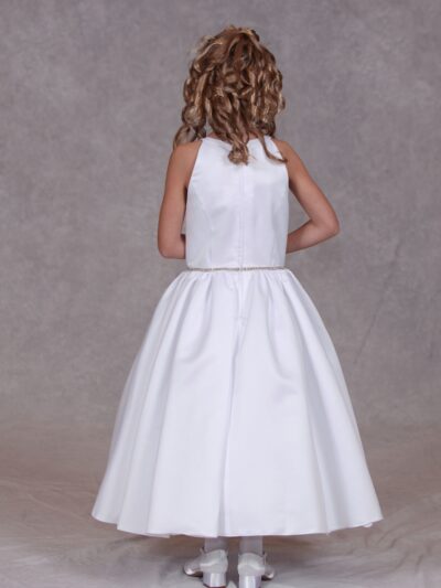 Girls Dress Style 0624618 Ivory Ankle Length Beading Round A-line Dress in Choice of Colour