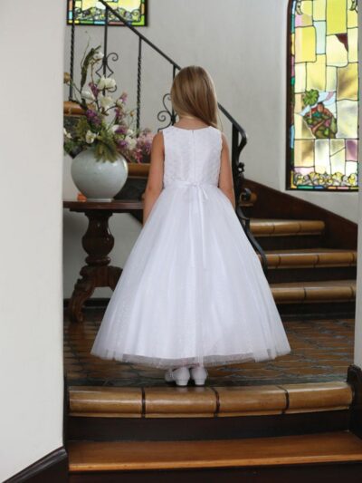 Girls Dress Style 062618 Ivory Floor-length Beading Bateau A-line Dress in Choice of Colour Girls Dress Style 062618 Ivory Floor-length Beading Bateau A-line Dress in Choice of Colour
