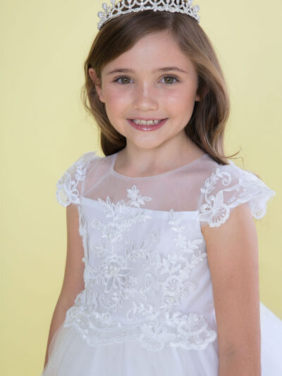 Girls Dress Style 0626618 Ivory Ankle Length Lace Bateau A-line Dress in Choice of Colour Girls Dress Style 0626618 Ivory Ankle Length Lace Bateau A-line Dress in Choice of Colour