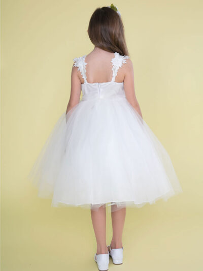 Girls Dress Style 0626718 White Knee-Length hand Made Flower Bateau A-line Dress in Choice of Colour Girls Dress Style 0626718 White Knee-Length hand Made Flower Bateau A-line Dress in Choice of Colour