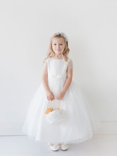 Girls Dress Style 063518 Ivory Floor-length Beading Bateau A-line Dress in Choice of Colour Girls Dress Style 063518 Ivory Floor-length Beading Bateau A-line Dress in Choice of Colour