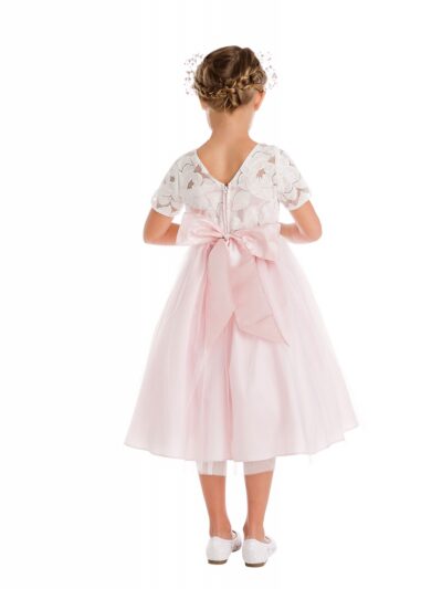 Girls Dress Style 066218 Candy Pink Floor-length hand Made Flower Bateau A-line Dress in Choice of Colour Girls Dress Style 066218 Candy Pink Floor-length hand Made Flower Bateau A-line Dress in Choice of Colour