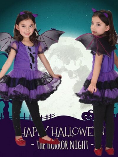 Purple Bat Costume Dress
