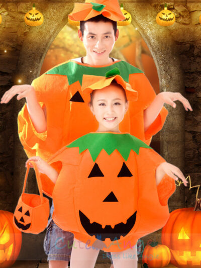 Pumpkin Costume for Children and Adults