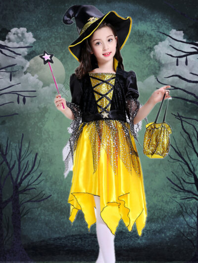 Little Witch Costume, Yellow Little Witch Costume, Yellow