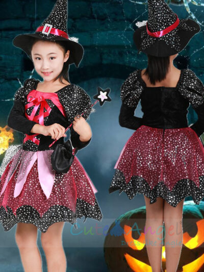 Sparkly Witch Dress with Cloak Sparkly Witch Dress with Cloak