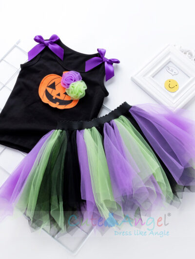 Halloween Top and Tutu Skirt Set Halloween Top and Tutu Skirt Set