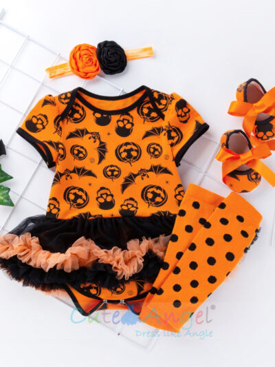 Baby Halloween Romper Set